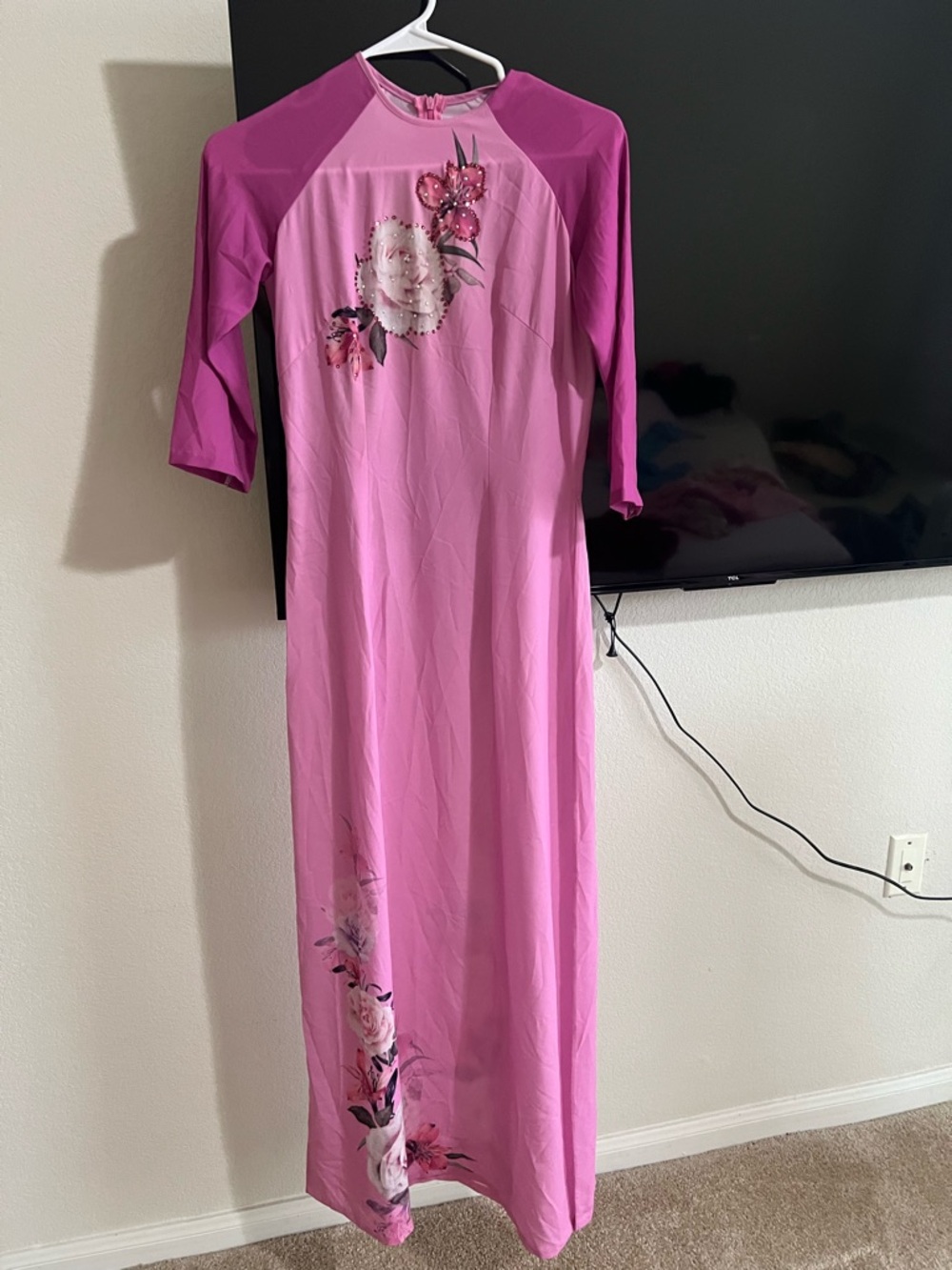 Vietnamese Long Dress Ao Dai & Matching Pants
